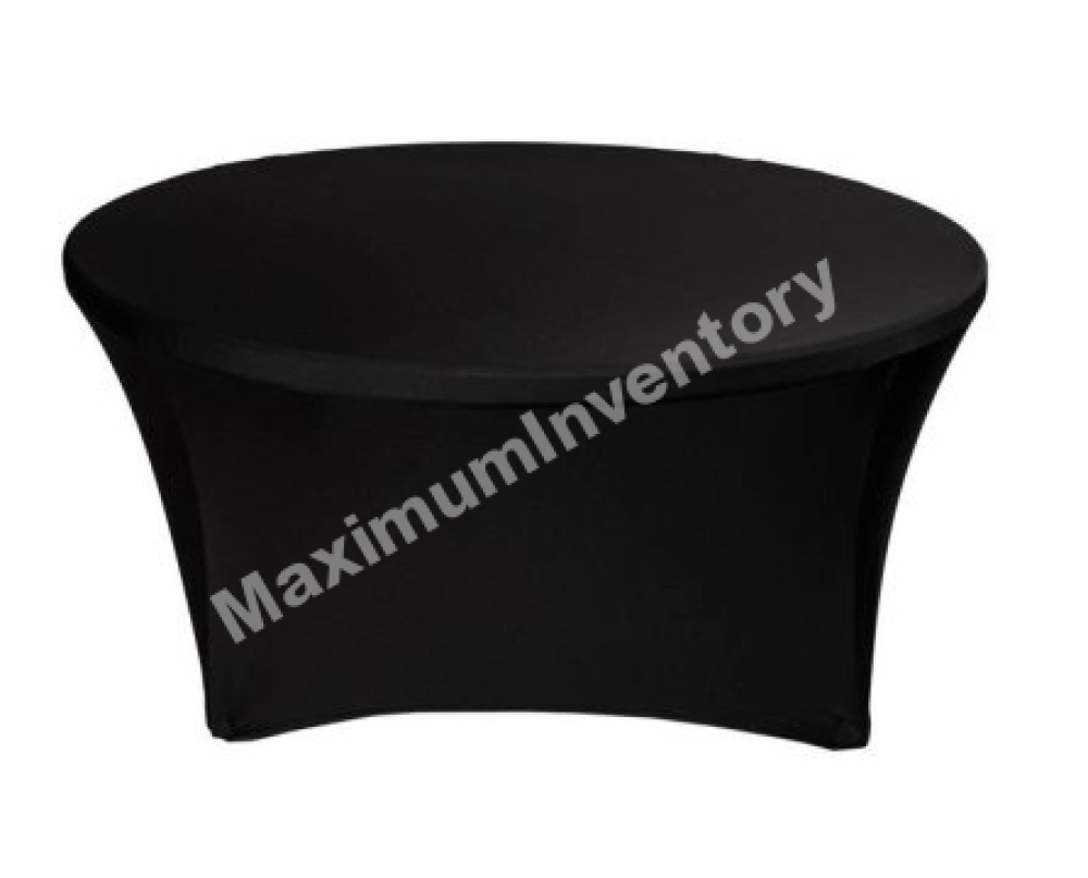 streč černý stůl 120